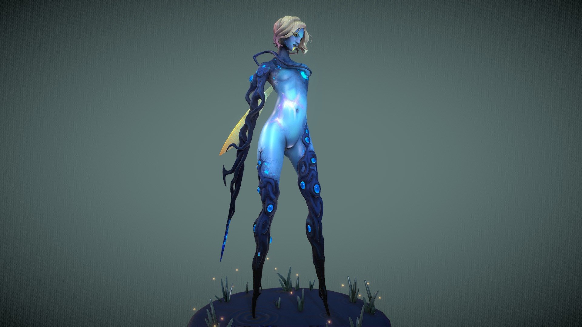 Based on an amazing original concept by Clarisse Magand

https://www.artstation.com/artwork/RnyLKO

This piece was a challenge and I had so much fun making it!

Made using Zbrush and Substance Painter - Contaminated Fairy - 3D model by brynethpaltrow 3d model
