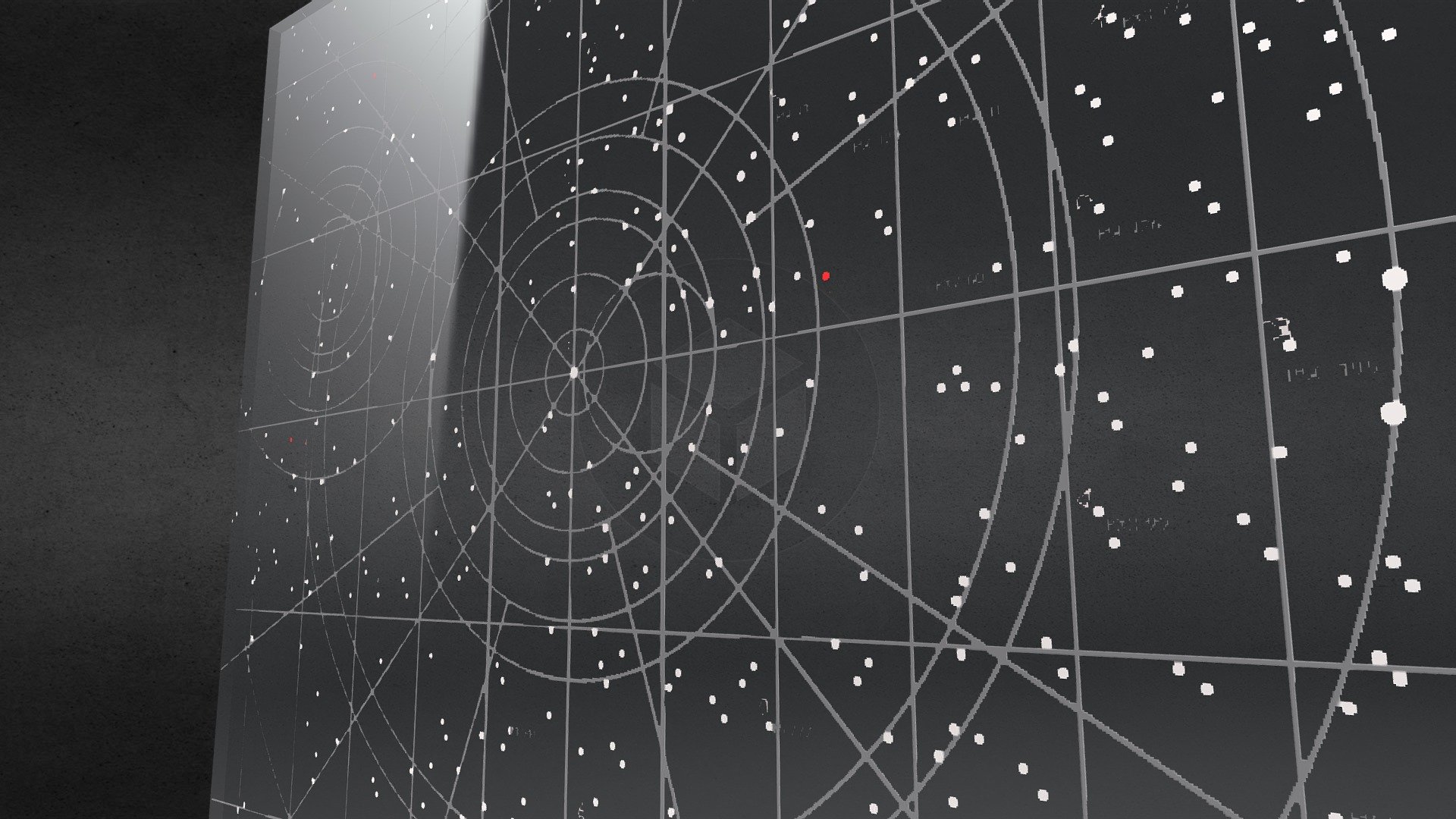 Voici la version de la carte des étoile de la salle de contrôle - Star map control room - Download Free 3D model by hdl-infographiste 3d model