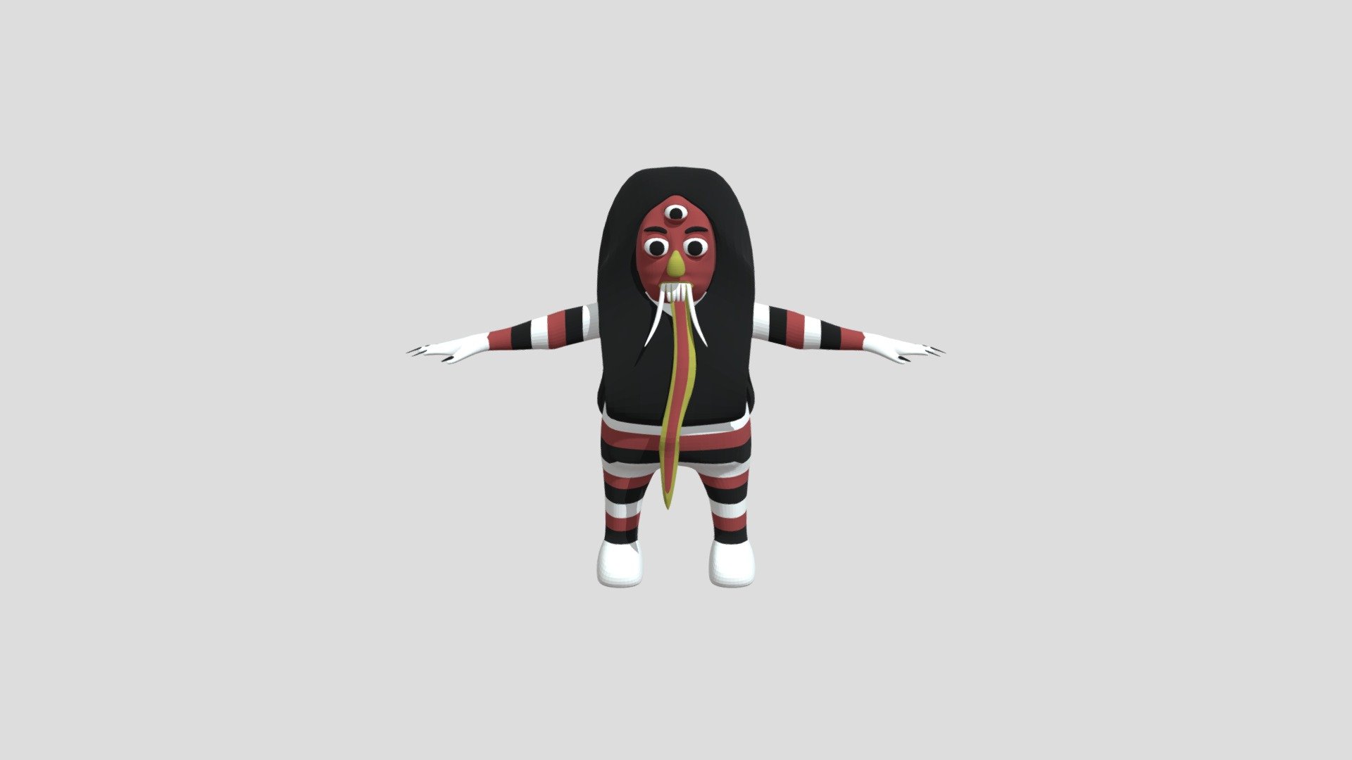 Personaje caracteristico de indonesia que une creencias del islam y el hinduismo en una misma forma - INDONESIA COMO UNIDAD - 3D model by vmorav 3d model