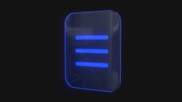 Futuristic Transparent Hologram Document Logo hologram, heart, transparent, logo, document, hud, glass, futuristic, docum