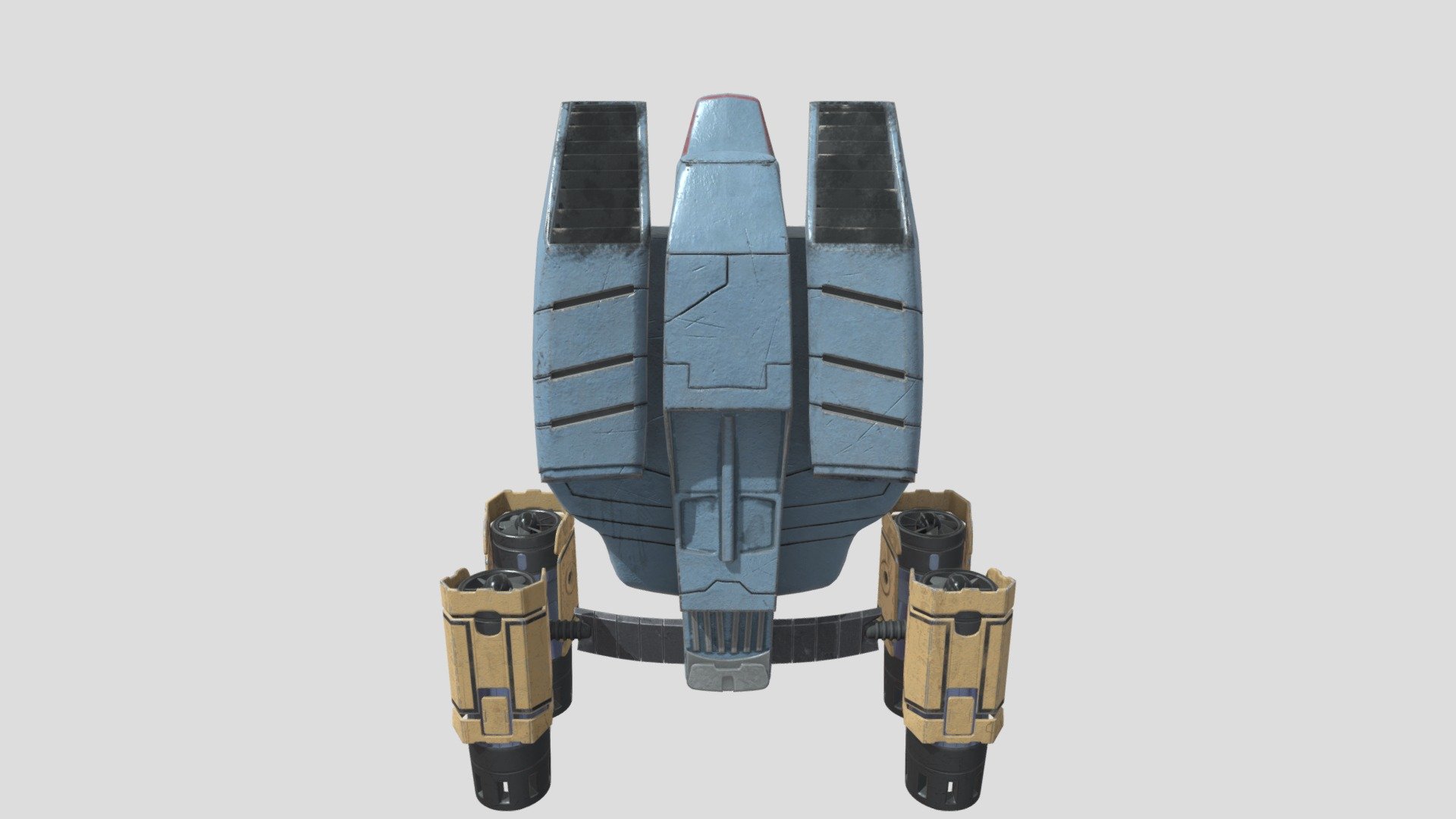 A game ready jetpack
* 57k tris
* Two sets of 4k textures - Jetpack - Buy Royalty Free 3D model by ChildeRoland 3d model