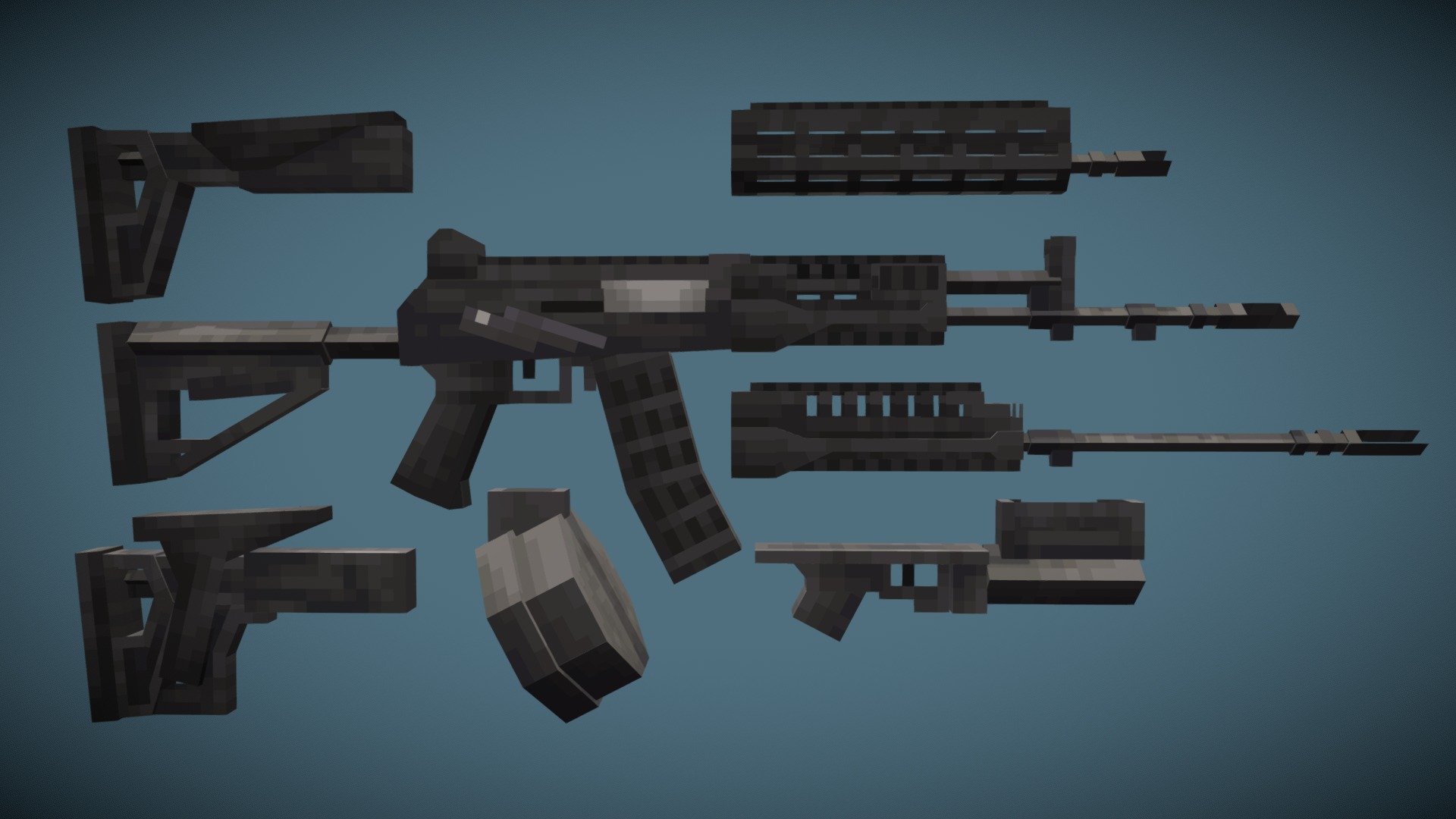 Attachments:






AK12 SPK stock

AK12 stock

RPK16 stock

Drum Mag

AK12 SPK handguard and barrel

AK12 handguard and barrel

RPK16 handguard and barrel

GP 34

 - Ak12 low poly - 3D model by MMecha 3d model