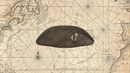 Chapeau bicorne révolutionnaire en feutre en, chapeau, bicorn, bicorne, feutre, revolutionnaire