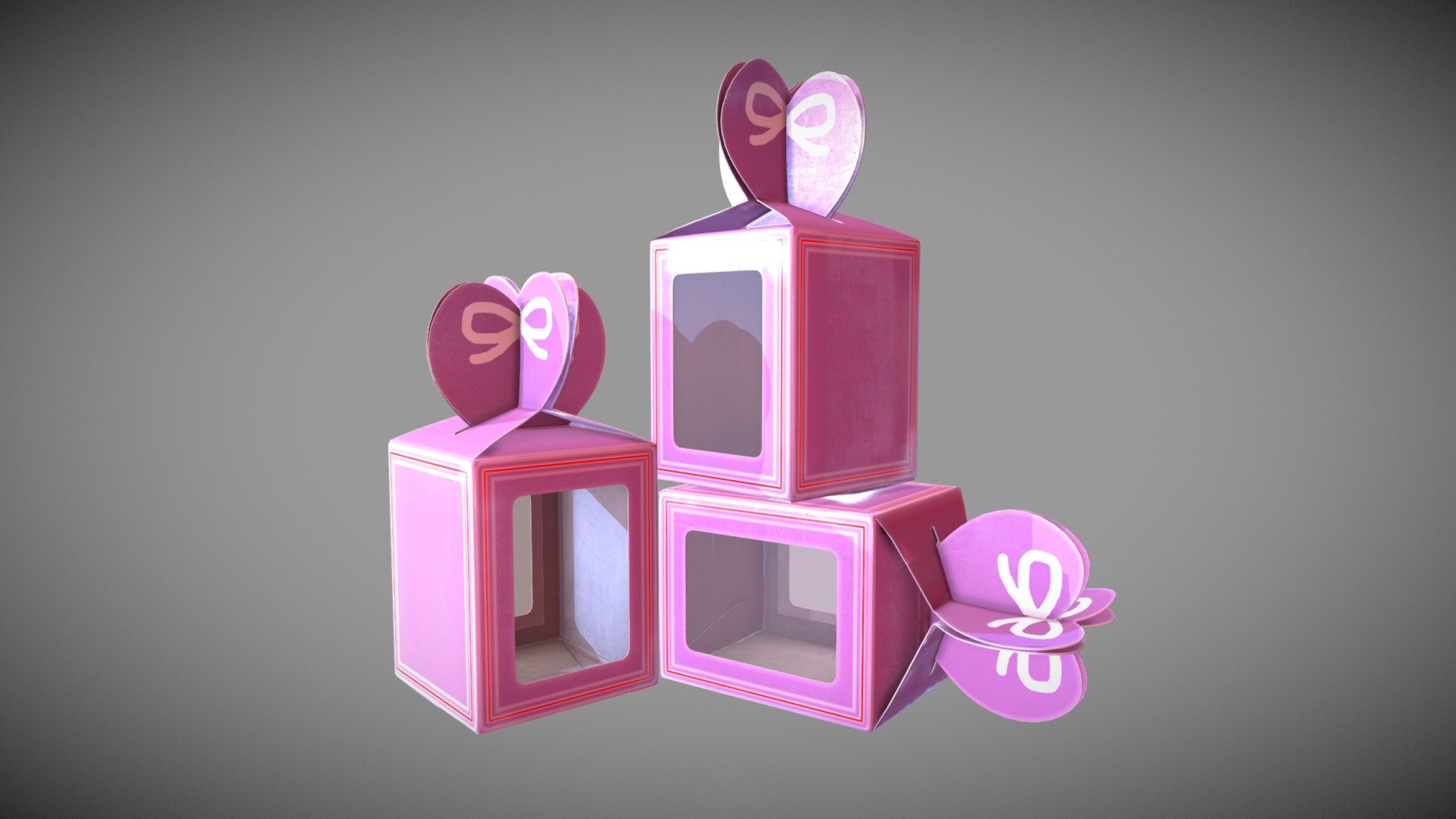 PBR Specular/Glossiness - Only One Mat 2k (+ Glass) - Gift Packaging - Buy Royalty Free 3D model by Francesco Coldesina (@topfrank2013) 3d model
