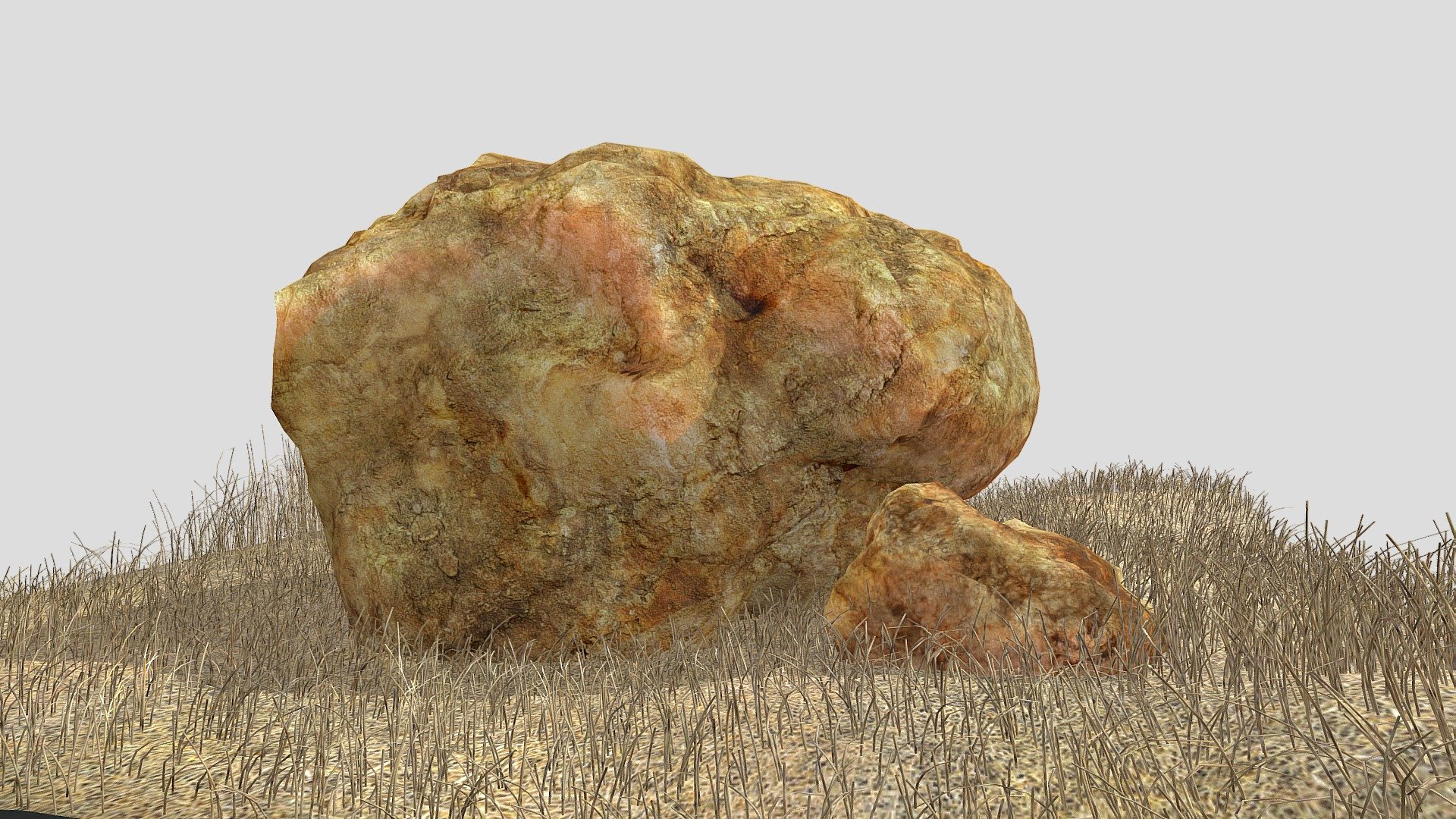 MODELOD DE ROCA 3 REALIZADA CON FOTOGRAMETRIA. La malla esta con RetopologÍa. Las texturas de la roca están editadas y se encuentran a 5000 x5000 pixeles de resolución, Bakeadas del modelo original. (medium poly) Las texturas que se entregan son Diffuse +Bump + Diffuse Pasto (521x 288) SE INCLUYE UN TERRENO BASICO PARA CONTEXTUALIZAR. El pasto esta realizado en Hairandfur de 3dsMax y convertido a poligonos (baja resolución)…

ROCK MODEL 3 MADE WITH PHOTOGRAMMETRY. The mesh is with Retopology. The rock textures are edited and are at 5000 x5000 pixels of resolution, Baked from the original model. (medium poly) The textures that are delivered are Diffuse + Bump + Diffuse Pasture (521x 288) IT INCLUDES A BASIC TERRAIN TO CONTEXT. The grass is made in Hairandfur from 3dsMax and converted to polygons (low resolution) &hellip; - ROCA 03 FINAL // STONE 03 // ROCK 03 - Buy Royalty Free 3D model by Proyect 360 (@Proyecto360) 3d model