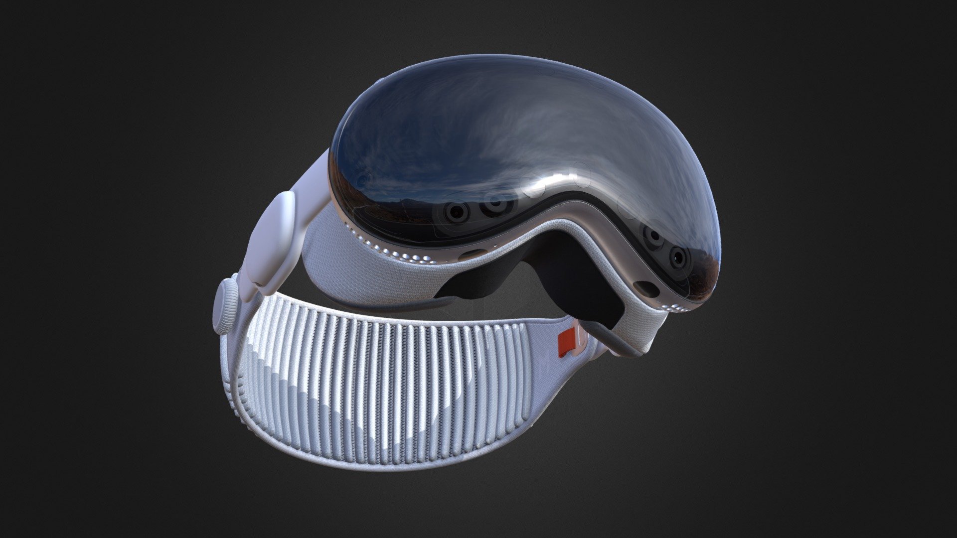 This is a realistic model of Apple Vision Pro with high accuracy of detail

We made short promo animation with this model here:
https://youtu.be/LenANaWW-5k




Originally created with Blender v4.0.1

6k Textures (except normal - only 4k because of too large file)

The model is centered at 0,0,0

Real world scale

Properly made UV maps (PackMaster addon used), logically overlapping on simillar parts

Model has separated main parts modelled on their own

Details such as modeled sensors, connectors, speakers

&ndash;Geometry—
- 99% Quad, 1% Tris or N-gons

&ndash;Files&ndash;
- BLEND
- OBJ
- FBX
- DAE
- STL
- PLY
- USDC

&ndash;Textures&ndash;
- AppleVisionPro_Diffuse.png (6144x6144)
- AppleVisionPro_Metalness.png (6144x6144)
- AppleVisionPro_Roughness.png (6144x6144)
- AppleVisionPro_Normal.png (4096x4096)
- AppleVisionPro_Transmission.png (6144x6144) - Apple Vision Pro - Buy Royalty Free 3D model by QubiCone 3d model