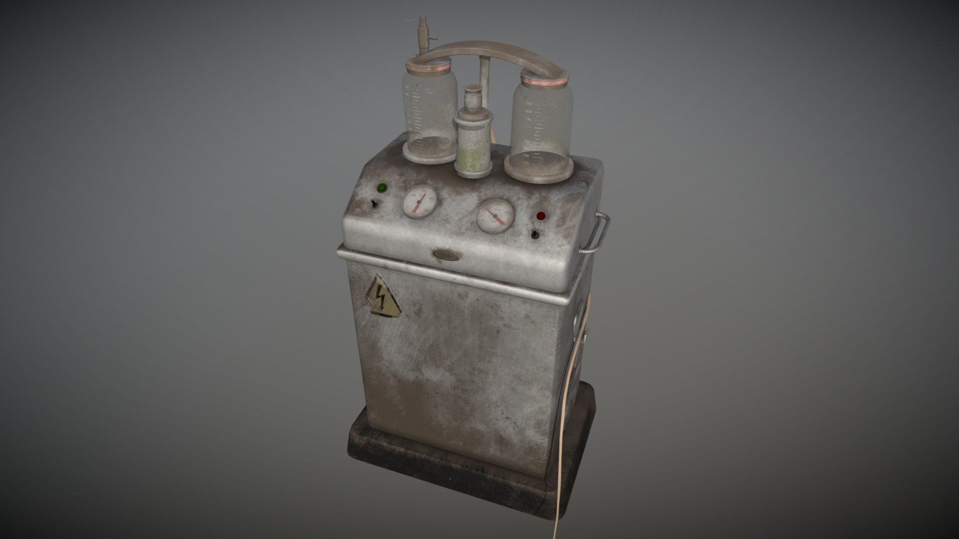 This was a suction machine made for an Unreal Engine 4 scene in an abandoned hospital 3d model