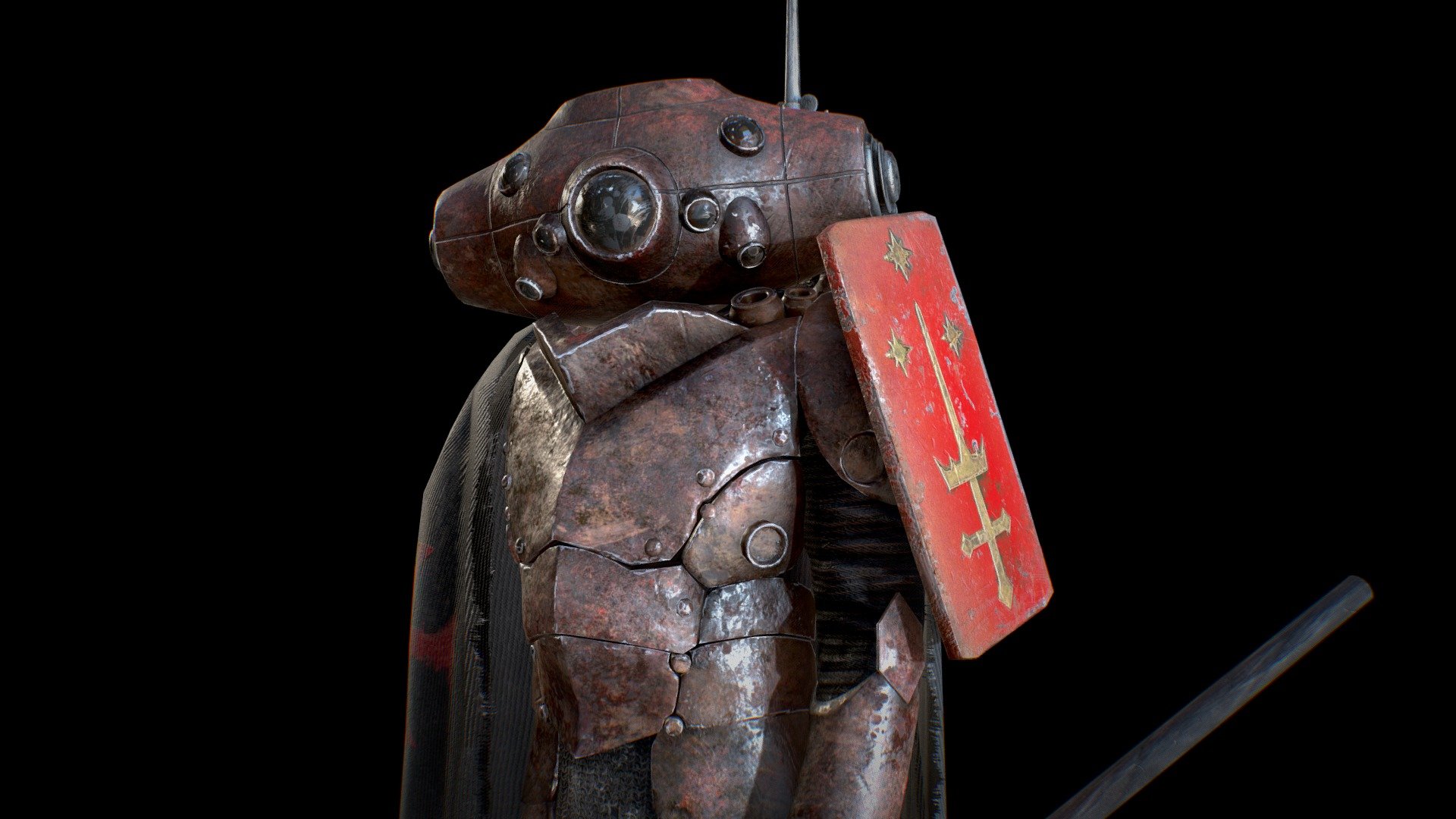 Hey everyone!
For the character creation course at dae Howest I decided to recreate a character by Mike Franchina in 3D!

Enjoy! - DAE - Observer (Game Ready) - 3D model by Martijn (@MartijnVaes) 3d model
