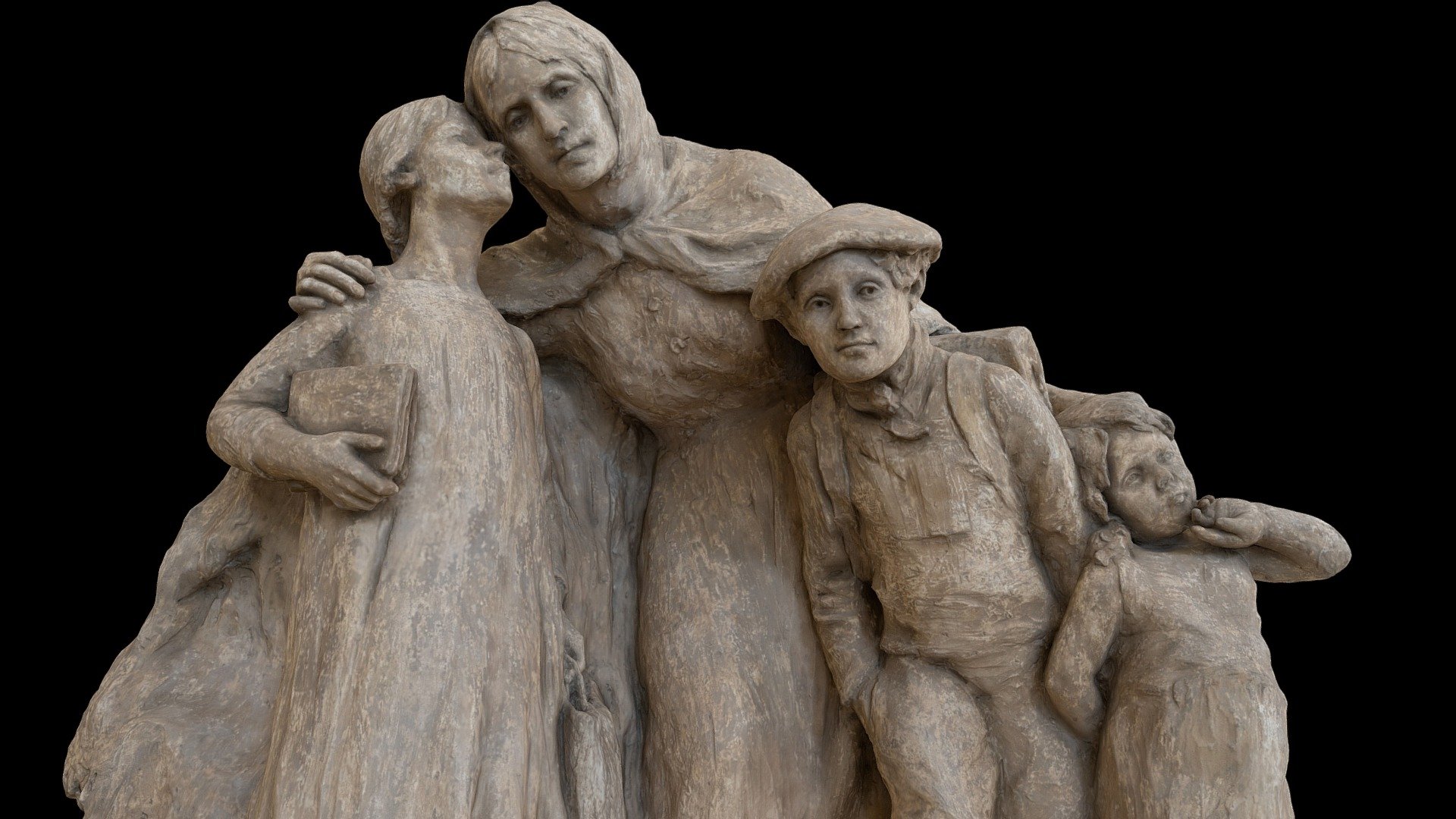 Petit Palais, Paris, France.

Statue by Berthe Girardet (1861-1948) - 1908. Plaster model. 

Berte Girardet is one of the few female sculptors to have received a commission from the city of Paris.

3D scanned using Agisoft Metashape 3d model