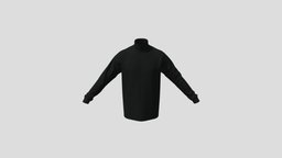 Nike x Drake NOCTA NRG AU Essential Mock Neck clothes, drake, nike, clo3d, marvelousdesigner