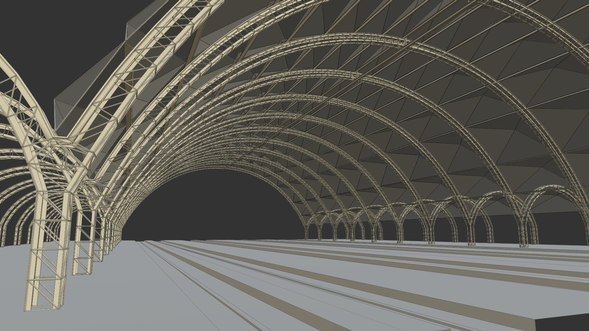 Ejercicio de la Unidad 7: Estructuras Metálicas del curso: Modelado Profesional de Arqutiectura en 3ds Max
Puedes ver el curso completo en: www.gov3dstudio.com/arqpro - Estación de Trenes - 3D model by Gov3dstudio 3d model