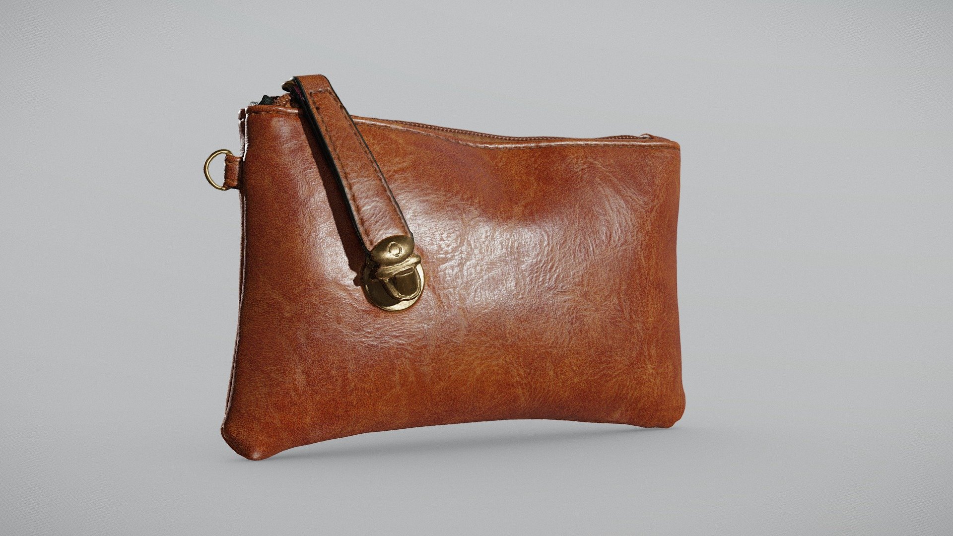 ** YNIQUE Leather Women Wallet **

Dark brown high quality PU Leather women wallet with gold-tone hardware with pink-black lining.

19.6 x 5.4 x 12.4 cm (124 micrometers per texel @ 2k)

Scanned using advanced technology developed by inciprocal Inc. that enables highly photo-realistic reproduction of real-world products in virtual environments. Our hardware and software technology combines advanced photometry, structured light, photogrammtery and light fields to capture and generate accurate material representations from tens of thousands of images targeting real-time and offline path-traced PBR compatible renderers.

Zip file includes low-poly OBJ mesh (in meters) with a set of 2k PBR textures compressed with lossless JPEG (no chroma sub-sampling) 3d model