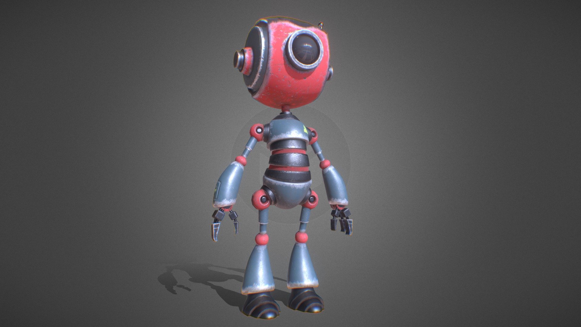 I Modeled the foundation of this character based off of a design I found a while back by the artist Georgia Patton.  As modeling progressed, I began changing and tweaking the character to the point in which you see it now!  All modeling was done in blender.  Texturing was done in Substance Painter.  Completed in April 2023 3d model
