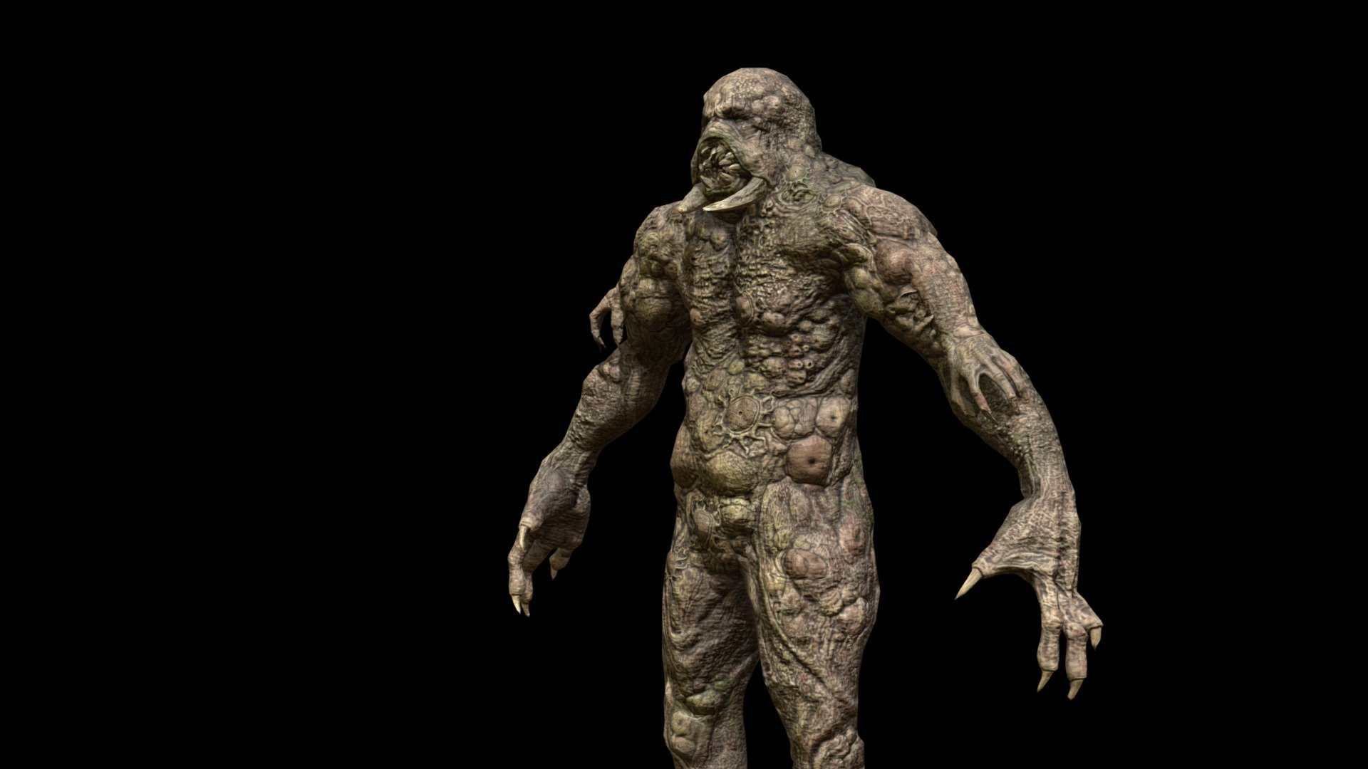 Low-poly model of the character MutantZ2
Suitable for games of different genre: RPG, strategy, first-person shooter, etc.
In the archive, the basic mesh (fbx and maya)

Textures pack map 4096x4096
four skins 
4 materials
17 textures

In the model it is desirable to use a shader with a two-sided display of polygons.

faces 6244
verts 5168
tris 10155 - MutantZ2 - Buy Royalty Free 3D model by dremorn 3d model