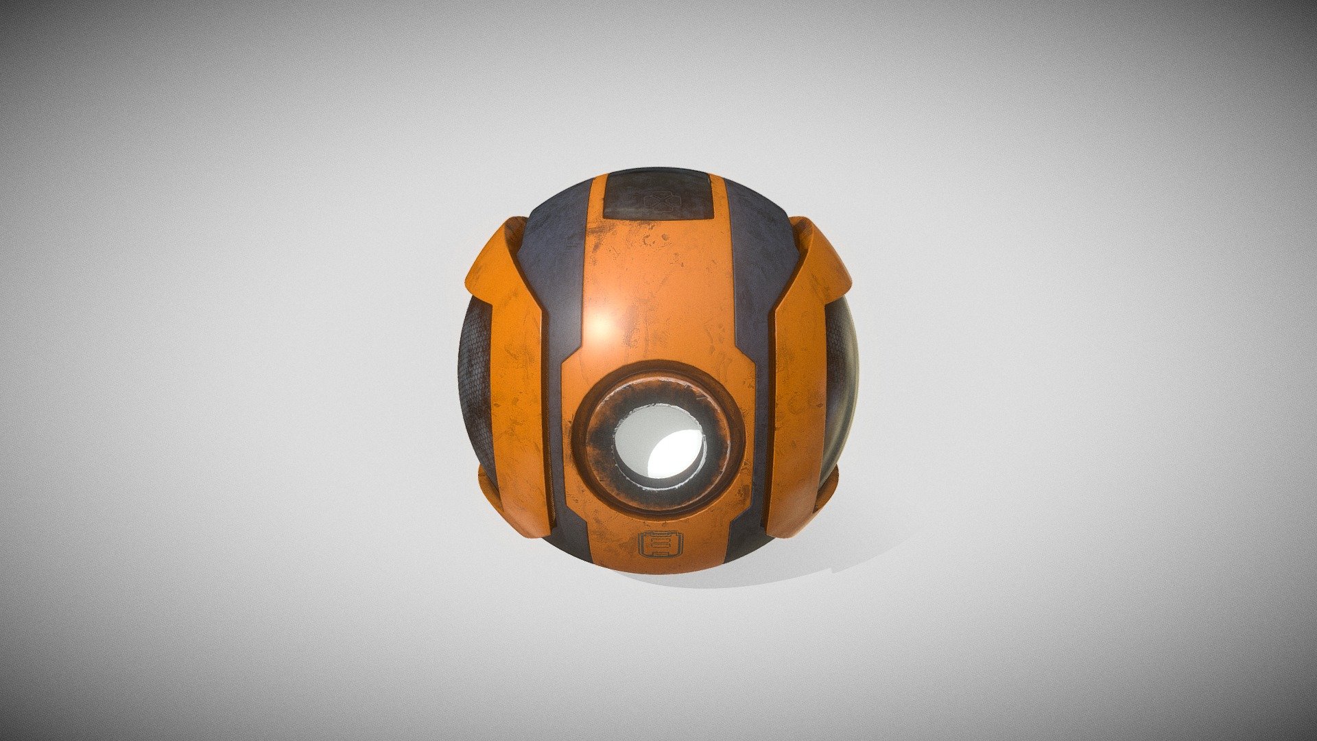 Futuristic hard surface concepet 3d model