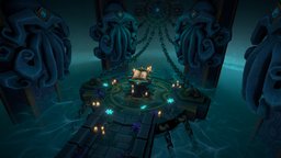 Lovecraftian Stylized Environment Art lovecraft, environmentart, handpainted, game, stylized, fantasy, environment, noai