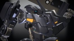 Mecha humanoid, biped, mech, robotic, mecha, machine, sciencefiction, sketchup, vehicle, scifi, futuristic, robot