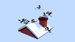 14-Chimney chimney, 2018, 3december, blender, 3december-chimney