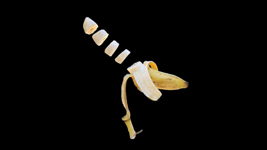 Here is my entrie for the 3DST44 ! NINJA ^^ - Banana #3DST44 - 3D model by R0m1R 3d model