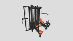 4 Multi Station Jungle Machine V2 gym, equipement, fitness-machine, fitness-equipment, sport