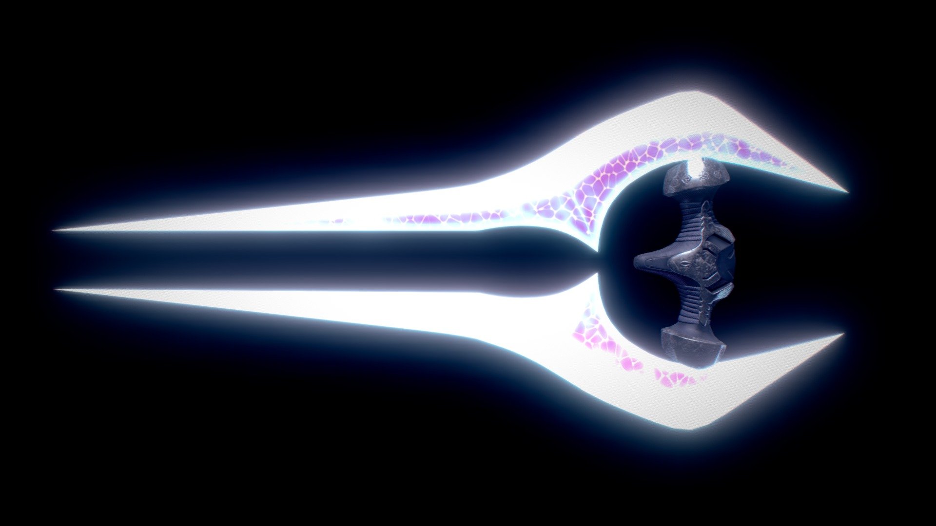 The Energy Sword from Halo 3

Credit to Nick Polyarush for the font on the hilt, you can find more about him at:

https://www.dafont.com/profile.php?user=385569 - Halo 3 Energy Sword by AbiSV - Download Free 3D model by AbiSV 3d model