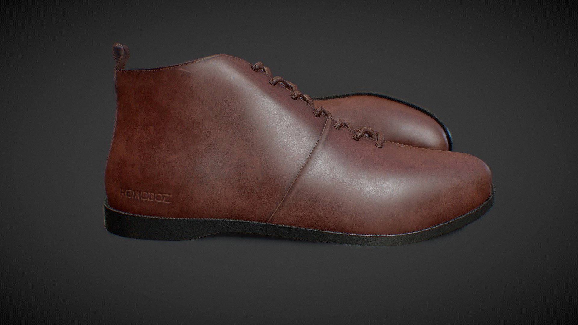 Shoes Signore E - 3D model by KOMODOZ 3d model