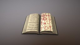 Wizard_Table_Book_Open wizard, open, table, substancepainter, substance, book