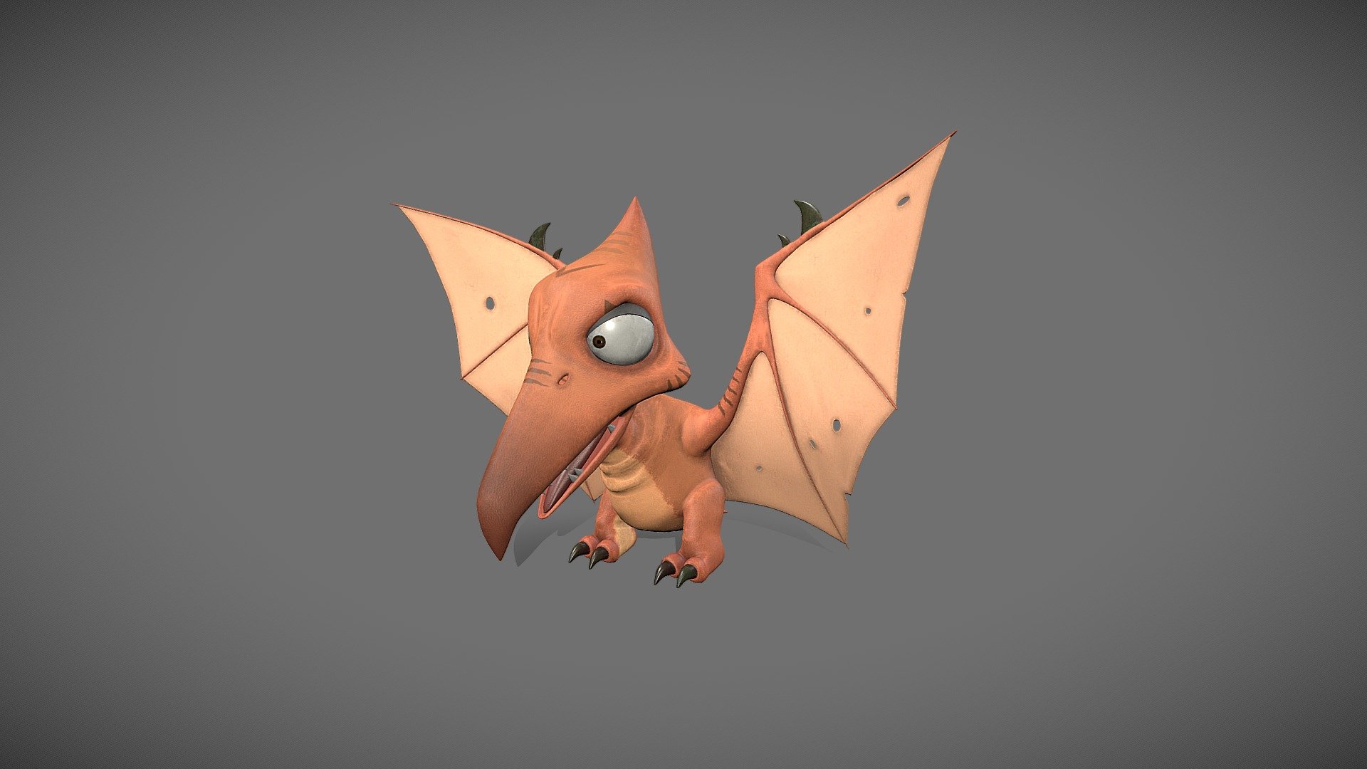 Pterodactyl - Buy Royalty Free 3D model by AsafAriel 3d model
