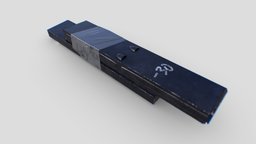 Double Mag with Scotch tape tape, paint, double, magazine, 9mm, mac10, baked, normal, mag, gamereadyasset, scotch, weapon, war, hand, gameready, gunmagazine, doublemagazine, mac10magazine