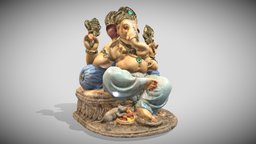 Ganesh GG quad, game, pbr