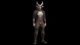 Samurai armor, samurai, asian, ronin, japonese, character
