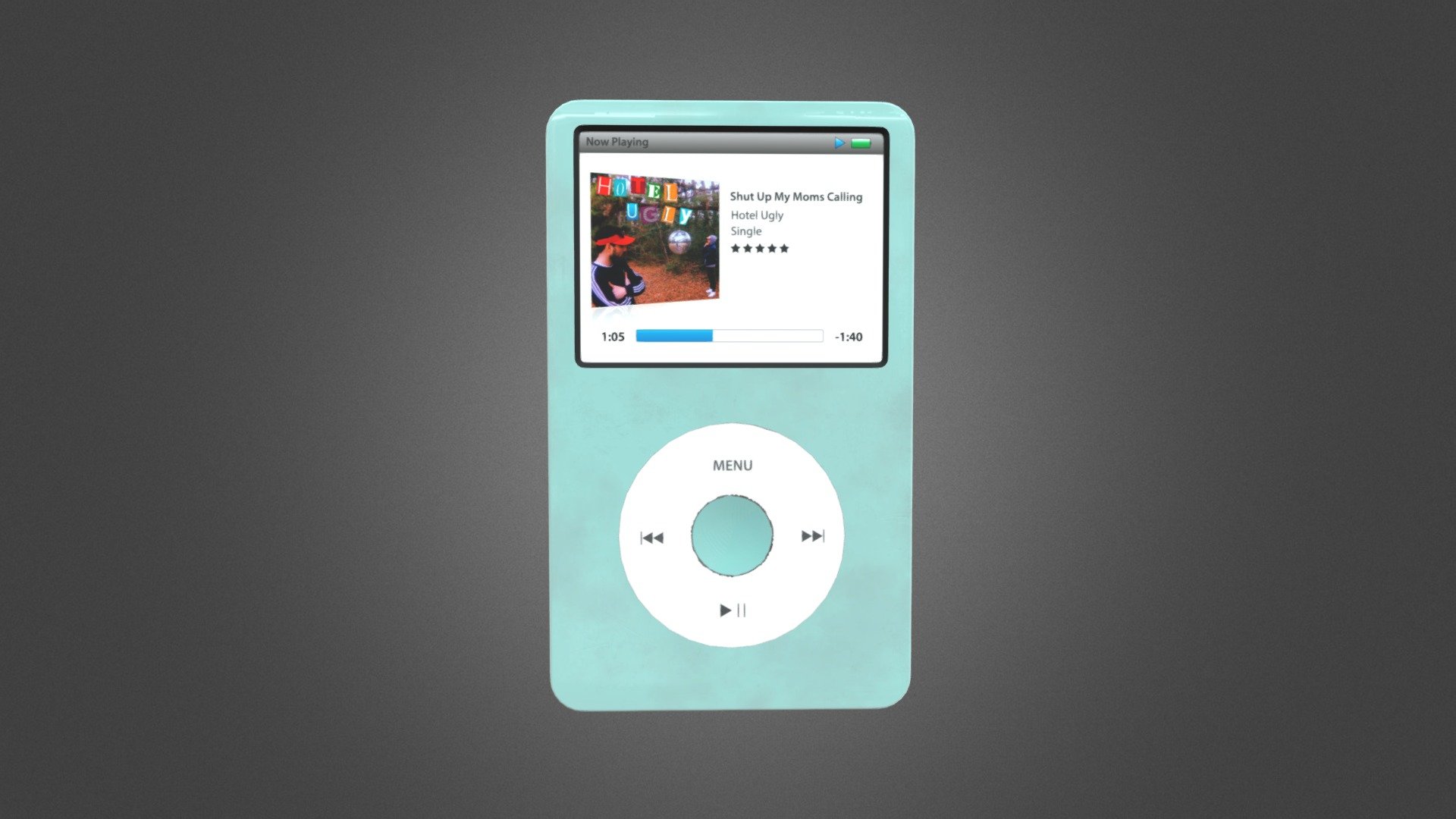 Ipod Classic - 3D model by castoldilu 3d model