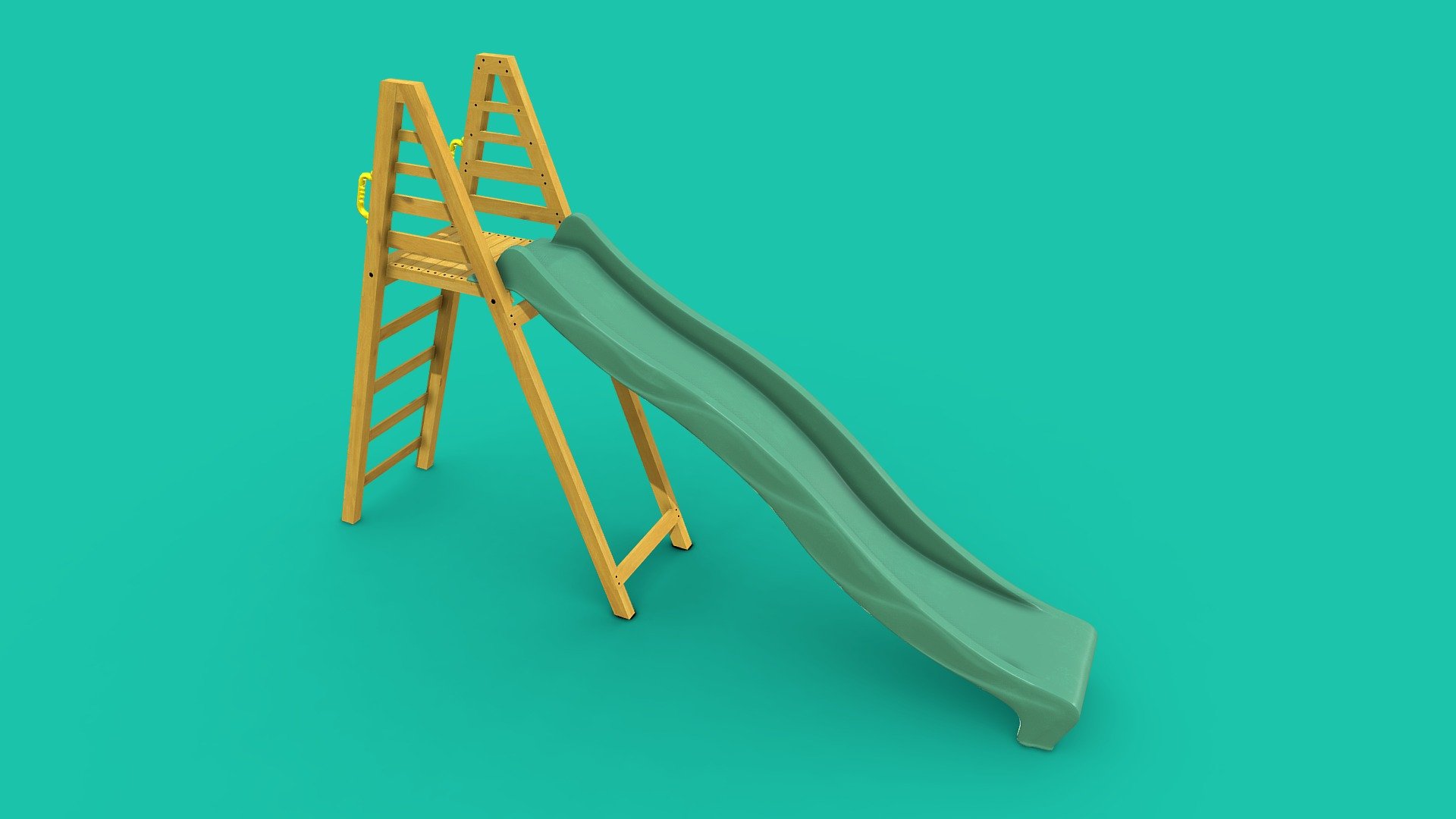 Kids slide 2 - Buy Royalty Free 3D model by MDgraphicLAB 3d model