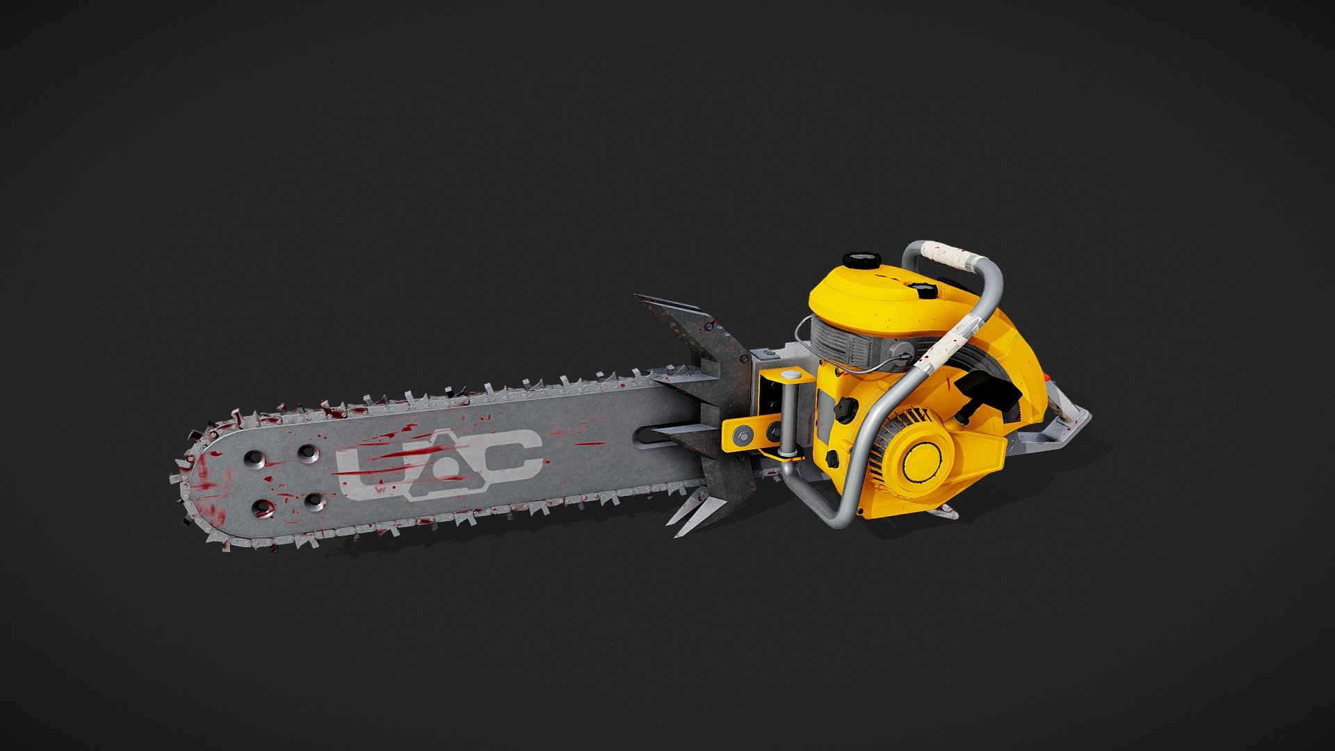 Doom ChainSaw - 3D model by Mario.Ametrano (@inseminator_t800) 3d model