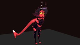 Millie imp, millie, hazbinhotel, substancepainter, blender, blender3d, helluvaboss