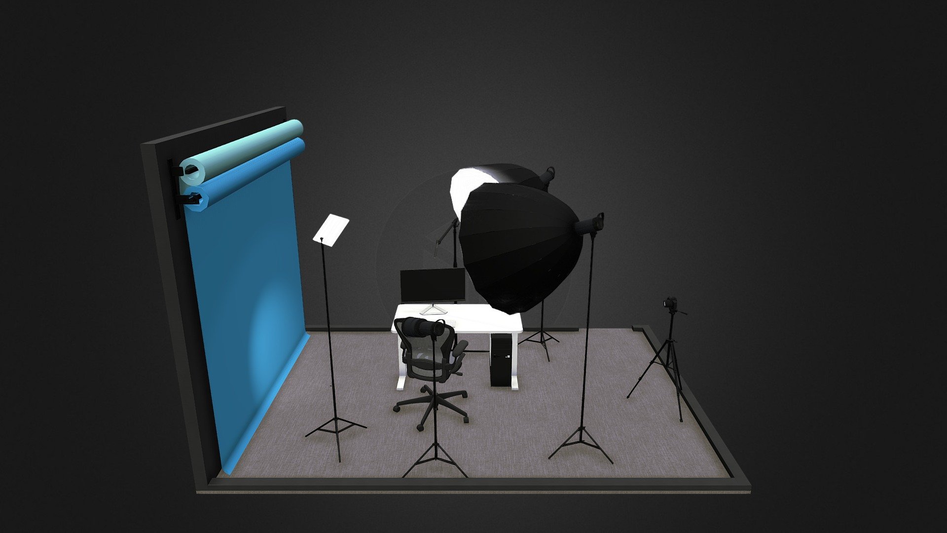 Editing Setup - 3D model by sixfigureinstructor 3d model