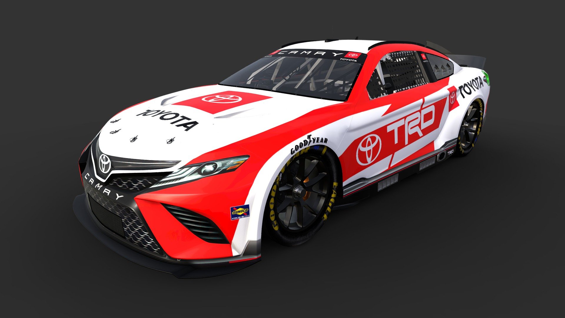Toyota Camry NASCAR NEXTGEN 2022 Body Mid poly Optimized for games 
55722 Points 
48634 Polys 
94486 Triangles 
other formats (.dae, .fbx, .blender, .max) 
uvmap (.PSD) 
no interiors - Toyota Camry NASCAR NEXTGEN 2022 - Buy Royalty Free 3D model by jdaniel_92 (@jdaniel_gz) 3d model