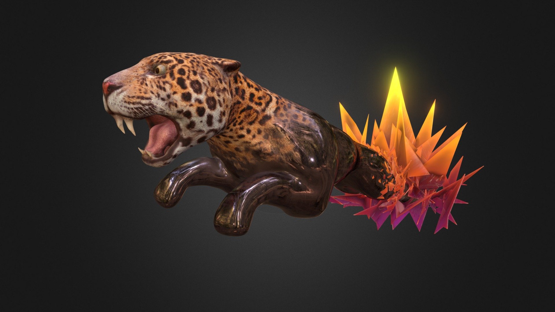 Jaguar FX, car logo - Jaguar Fx - 3D model by Mikey G (@mags) 3d model