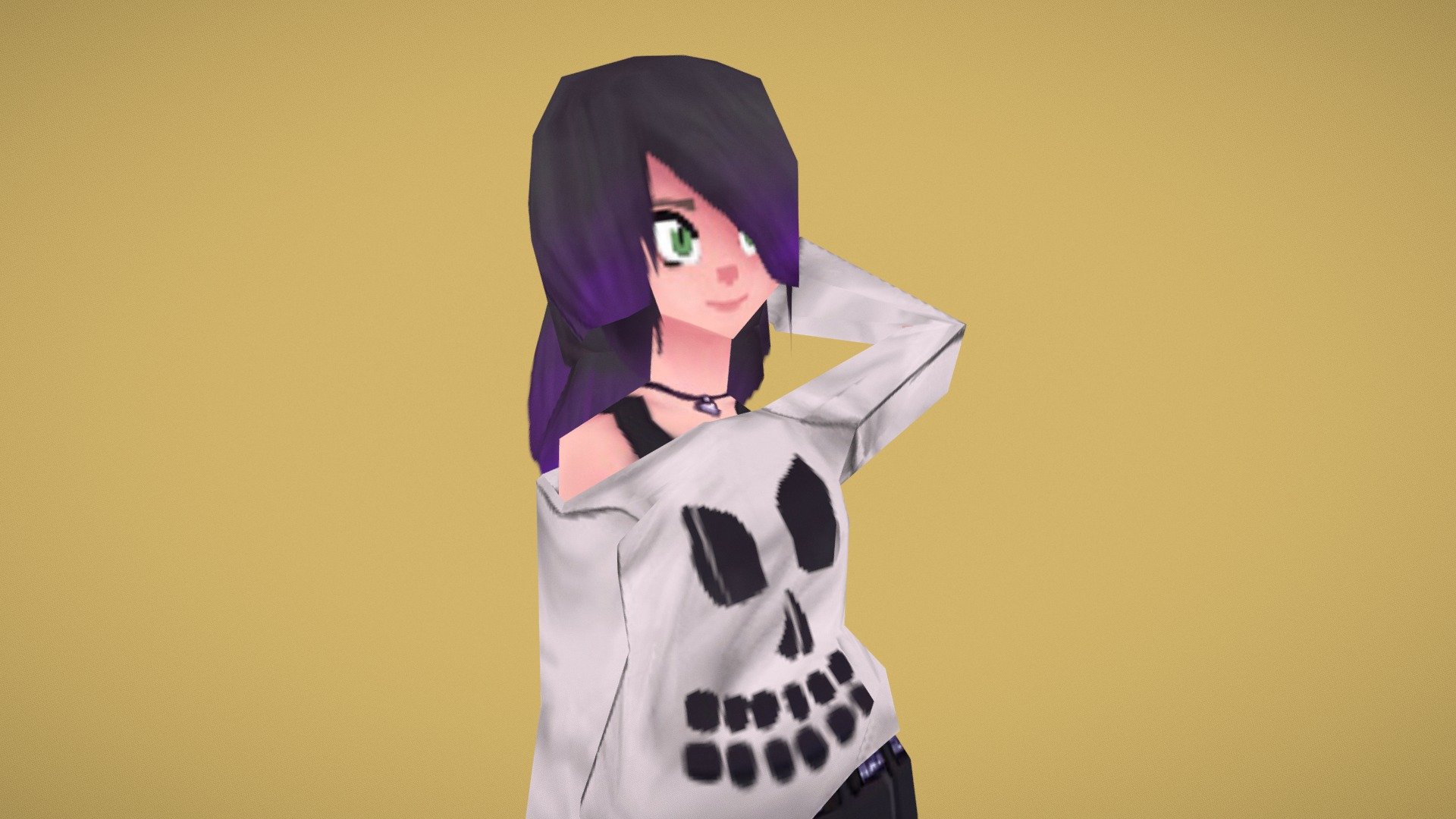 Alice - Low poly practice - 3D model by MrHoggy (@mr_hoggy) 3d model