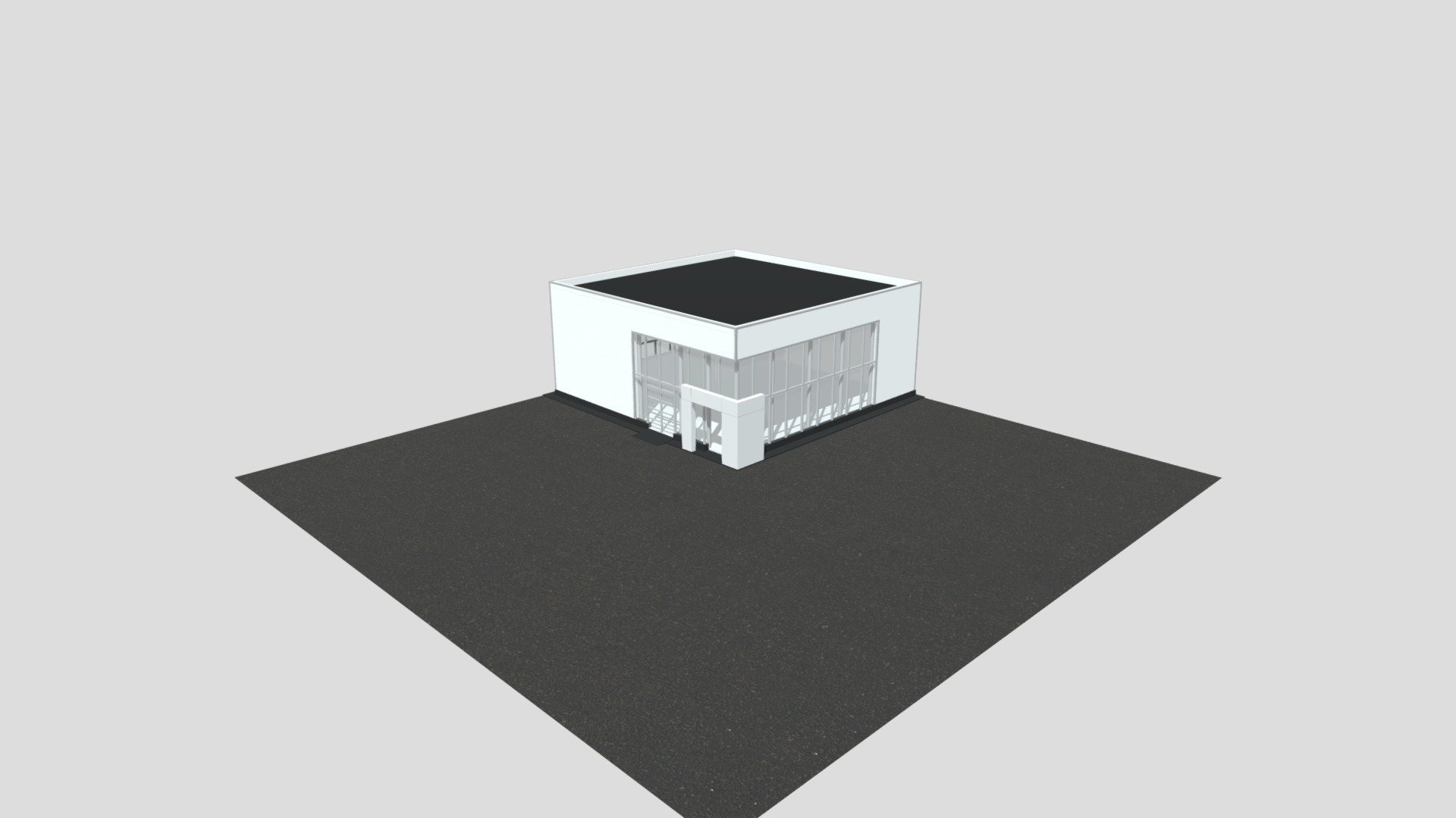 This is a simple car dealership - Car dealership - 3D model by KIRUYXAN 3d model