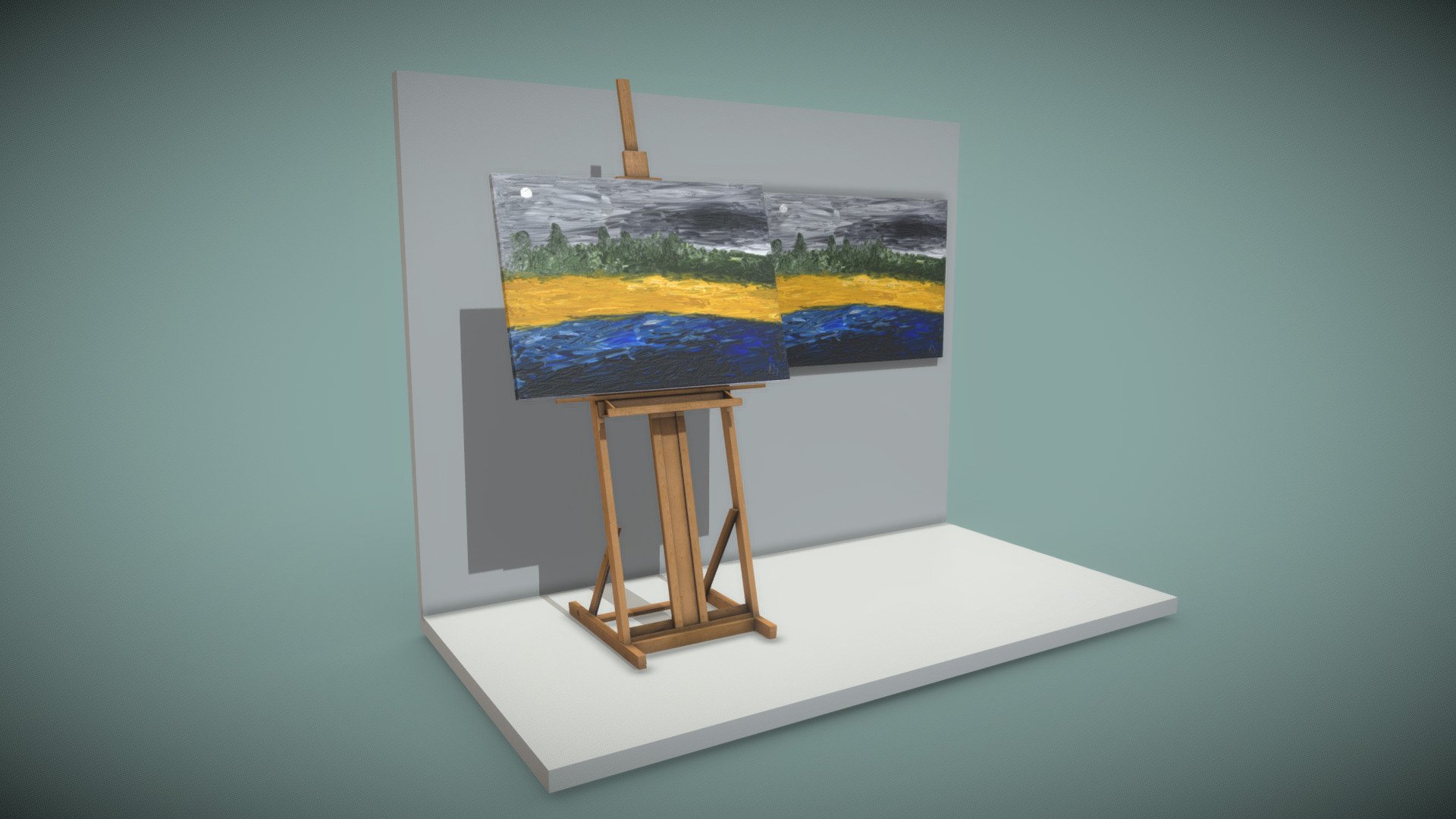 Nebel Föhr / Mist Foehr

Painted by Dirk John 2015.



Picture format:




10:8



Object details: 

Oil Painting:




Quads 110

Triangles 220

Vertices 112

Edges 220

Easel:




Quads 131

Triangles 246

Vertices 176

Edges 272

Wall and floor:




Quads 10

Triangles 20

Vertices 12

Edges 20



** PBR texture maps:** 




4096 x 4096 



3D-Model-Formats:   




VRML (.wrl, .wrz) 

X3D (.x3d) 

3D Studio (.3ds) 

Collada (.dae) 

DXF (.dxf) 

Autodesk FBX (.fbx) 

Agisoft Photoscan (.ply) 

Stereolithography (.stl) 

OBJ (.obj, .mtl) 

Blender(.blend) 2.79b and 2.8

DirectX (.X)

Blender 2.93
 - Oil Painting - Mist Foehr - Buy Royalty Free 3D model by VIS-All-3D (@VIS-All) 3d model