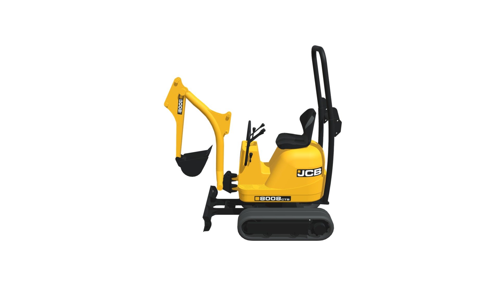 Mini but mighty.

The 875kg 8008 CTS micro excavator is a compact machine, capable of high performance in the most restricted areas, including within buildings and in rear gardens 3d model