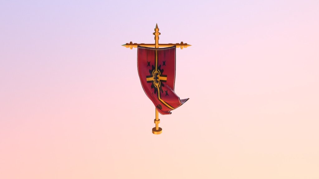 Flag Pole - Download Free 3D model by Ltaylor2k 3d model