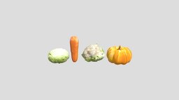 Vegetables Cauliflower Cabbage Carrot Pumpkin carrot, cabbage, cauliflower, pumpkin