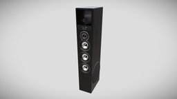 Speaker speaker, sound, realistic, substance, painter, blender, pbr