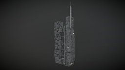 CyberPunk_Scifi Buildings 010 buildings, cyberpunk, fantastic, bundle, kitbash, cyberpunk-technology, building-blocks, building-site, building-environment-assets, building-modern, scifiprops, scifimodels, scifibuilding, building-design, scifi, sci-fi, building