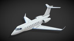 Gulfstream G-280 flying, airplane, aircraft, gulfstream, air