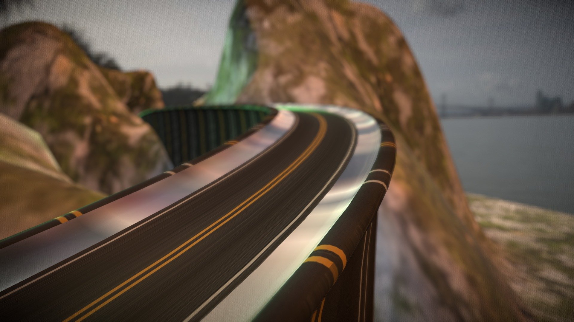 Created for my game&hellip;
Took more than 30days - Race road - 3D model by sabeshkumar 3d model