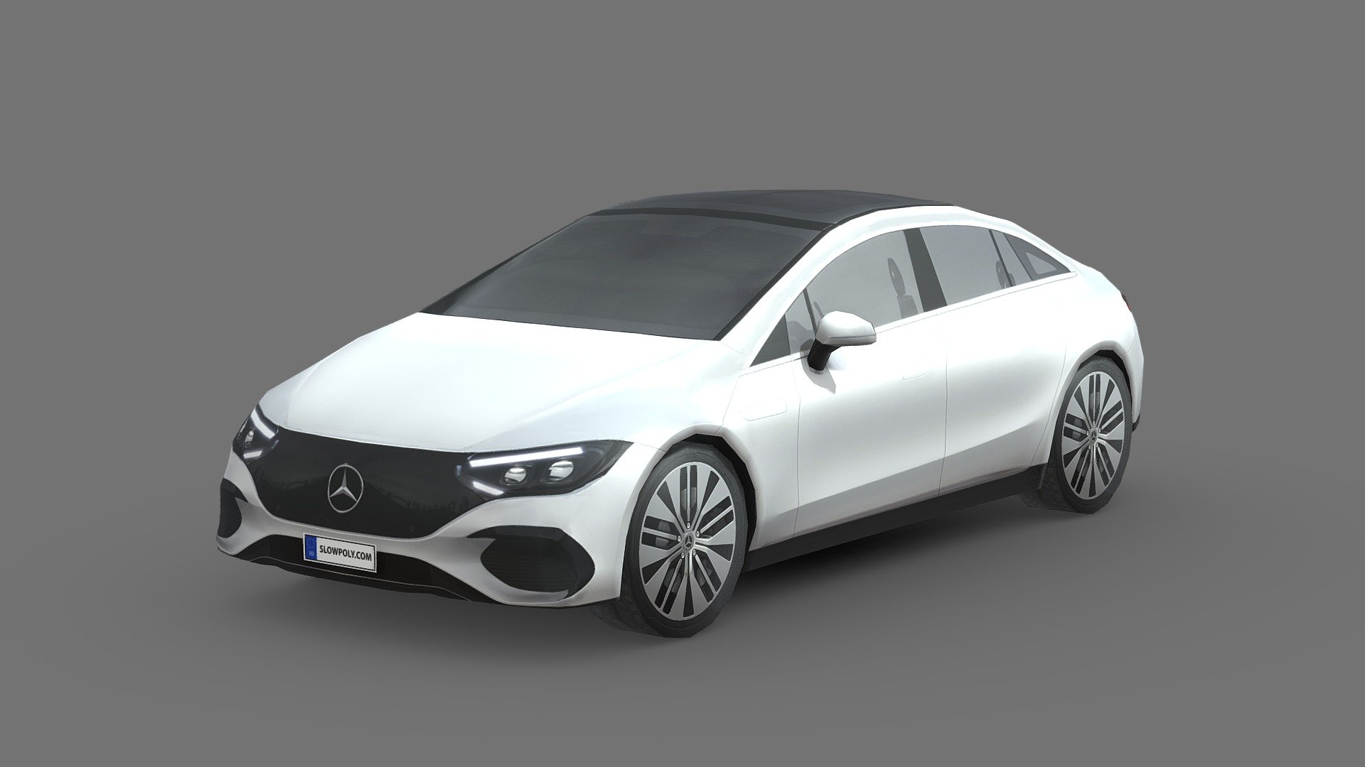 Buckle up and join the ride with our incredible 3D model car! With few polygons, it’s light, flexible, and realistic. High-quality textures bring it to life. Effortlessly integrate it into any project and let your creativity soar. Get ready for a thrilling journey!

If you love this 3d model and curious about how it’s done, visit our tutorial here: 
https://www.slowpoly.com/l/course unlock the technique, tool and trick to crafting this detailed-looking low poly car now! - Mercedes-Benz EQE - Buy Royalty Free 3D model by slowpoly 3d model