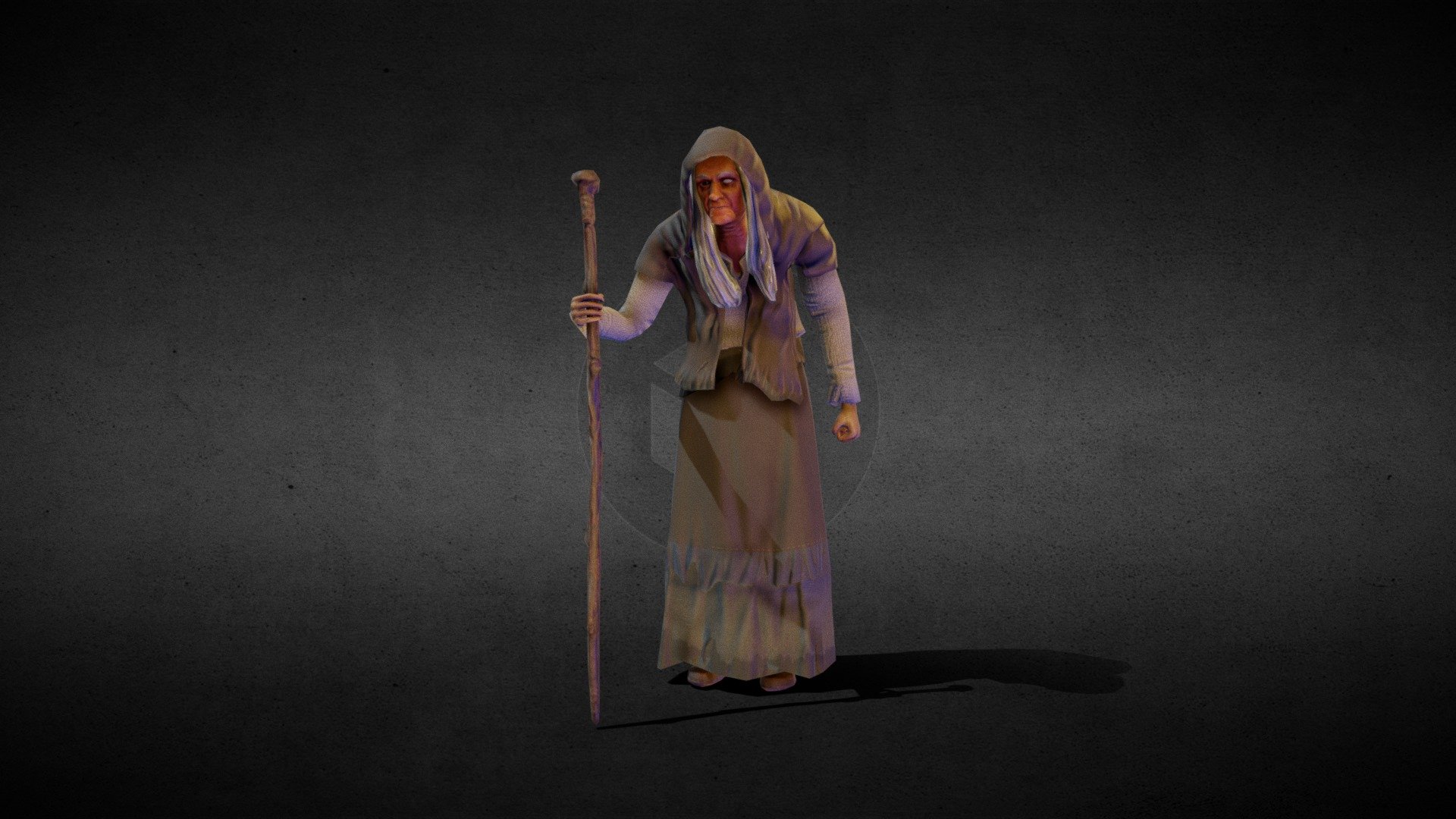 Witch
Ready for games.
Basic animated and rigg 3d model